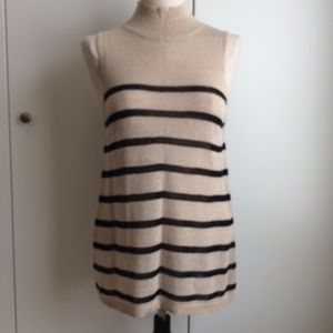 Loft Sleeveless Knit Striped Tunic